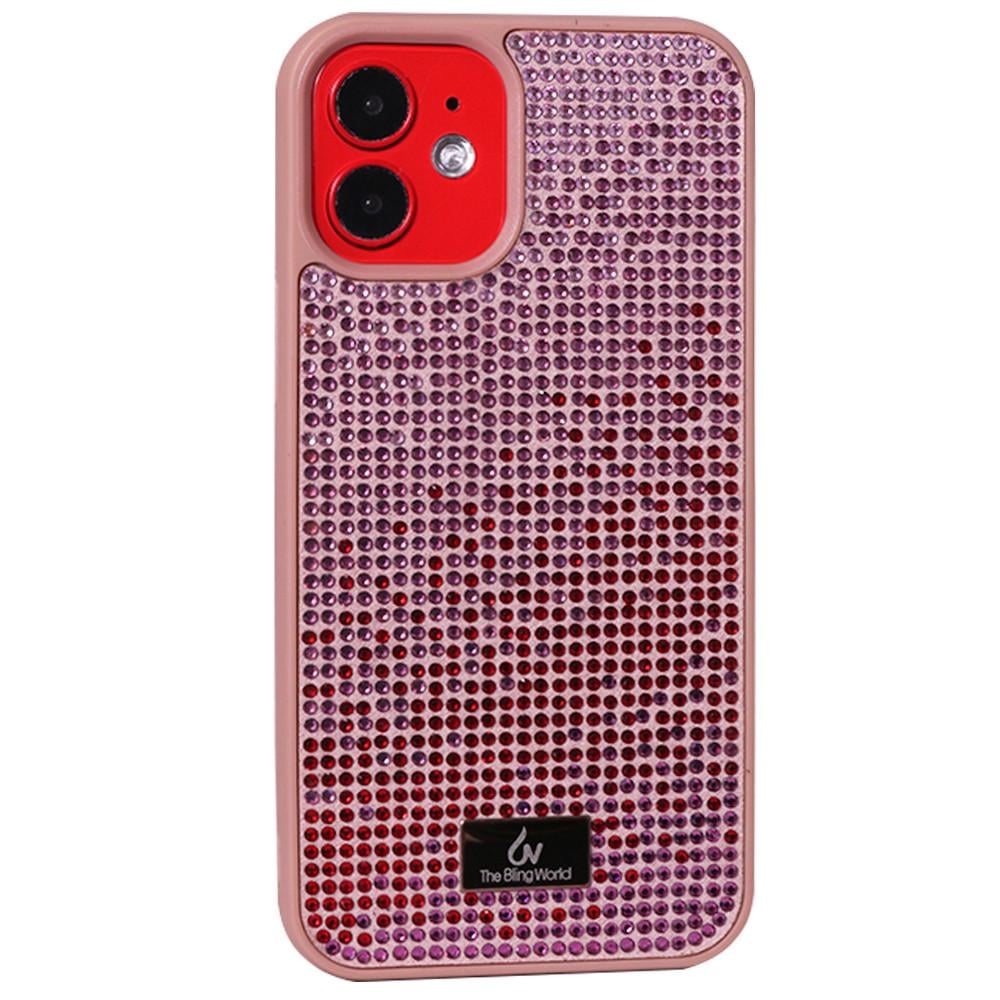 Чохол для Apple iPhone 12 Mini Bling World Luxury Rainbow Diamond Series Rose Gold