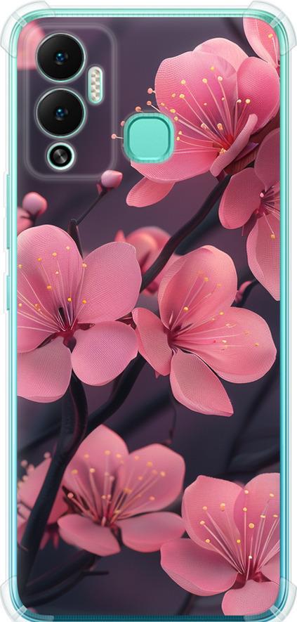 Чехол на Infinix Hot 12 Play Пурпурная сакура (6075sp-2759-42517)