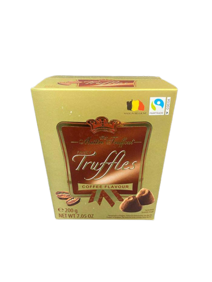 Шоколадні цукерки трюфелі Maitre Truffout Truffles Flavour зі смаком кави 200 г
