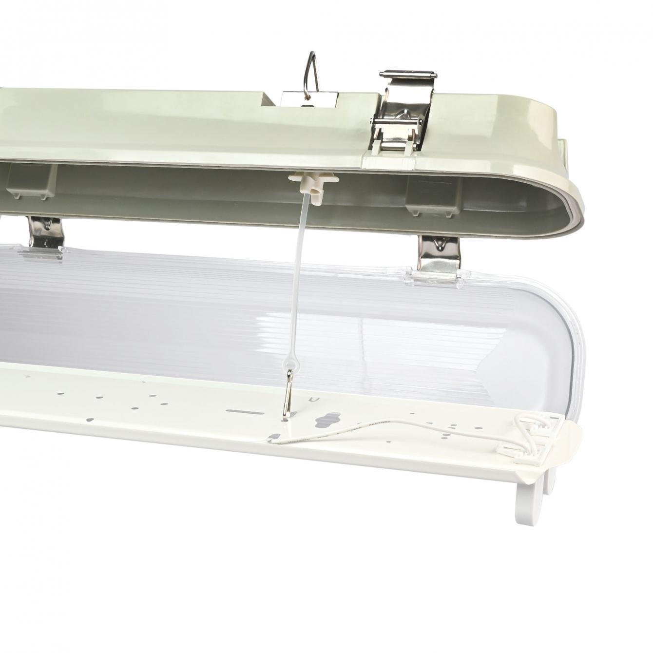 Лінійний світильник промисловий Videx IP65 під лампу 2хТ8 1,2М 220V (24405351) - фото 9