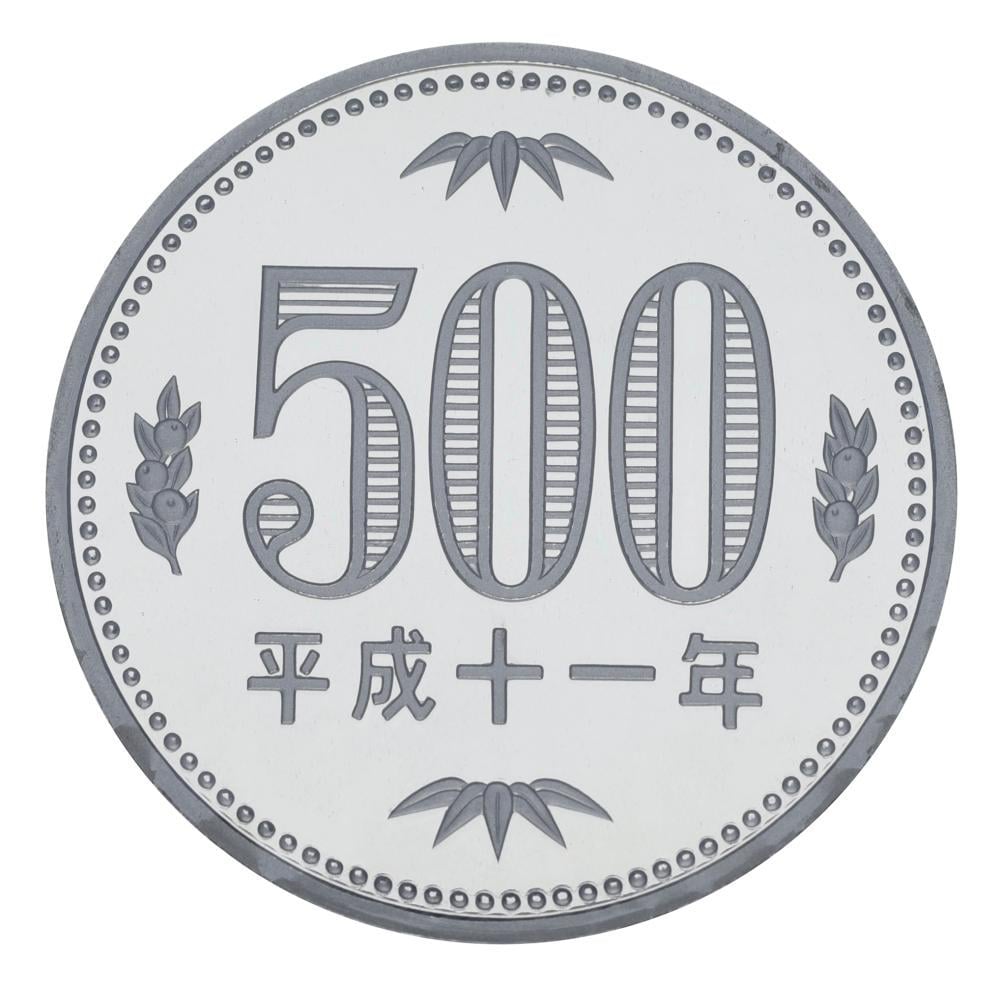 Коллекционная монета Япония 500 иен 1999 Proof (М24710)