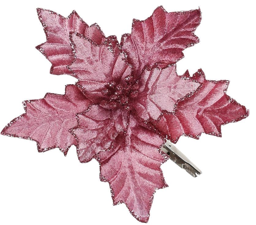 Декоративный цветок Пуансетия BonaDi (807-012)