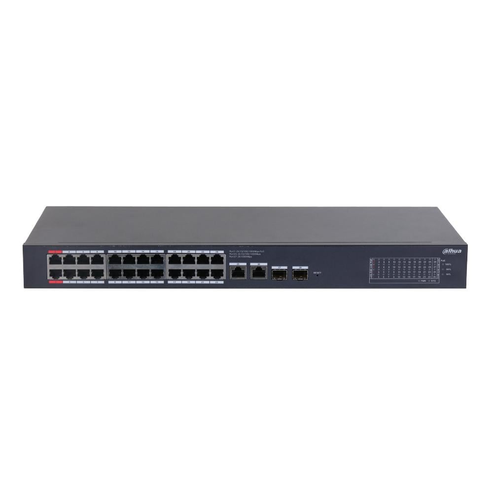 Коммутатор Dahua 24-портовый гигабитный PoE DH-CS4228-24GT-240 Коммутатор Dahua 24-портовый гигабитный PoE DH-CS4228-24GT-240