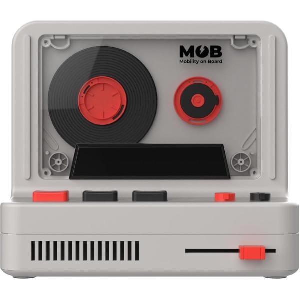 Портативная колонка MOB RS-80 ретро 80-ые с подсветкой 5 Вт AUX SD Серый (33740622)
