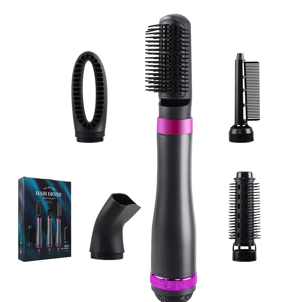 Фен гребінець HAIRE DRYER HA51 5в1 концентратор 5 змінних насадок (M17182) Фен гребінець HAIRE DRYER HA51 5в1 концентратор 5 змінних насадок (M17182)