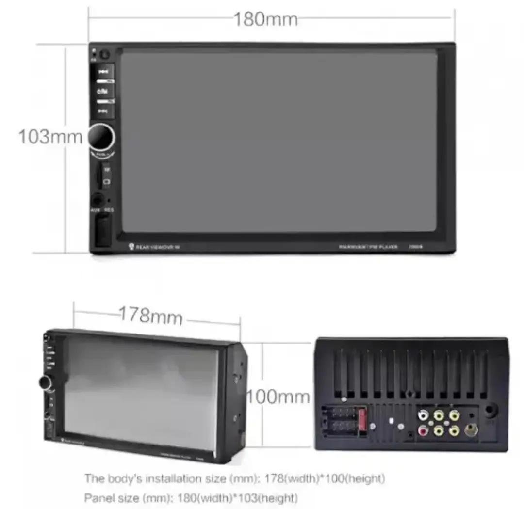 Автомагнітола сенсорна 2 Din Bluetooth 7010B (10446512) - фото 2