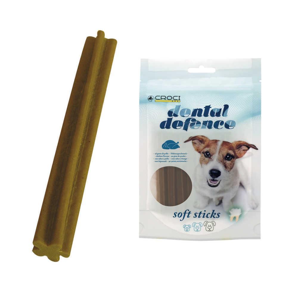 Ласощі для чистки зубів у собак Croci Dental Defence Soft Sticks 80 г