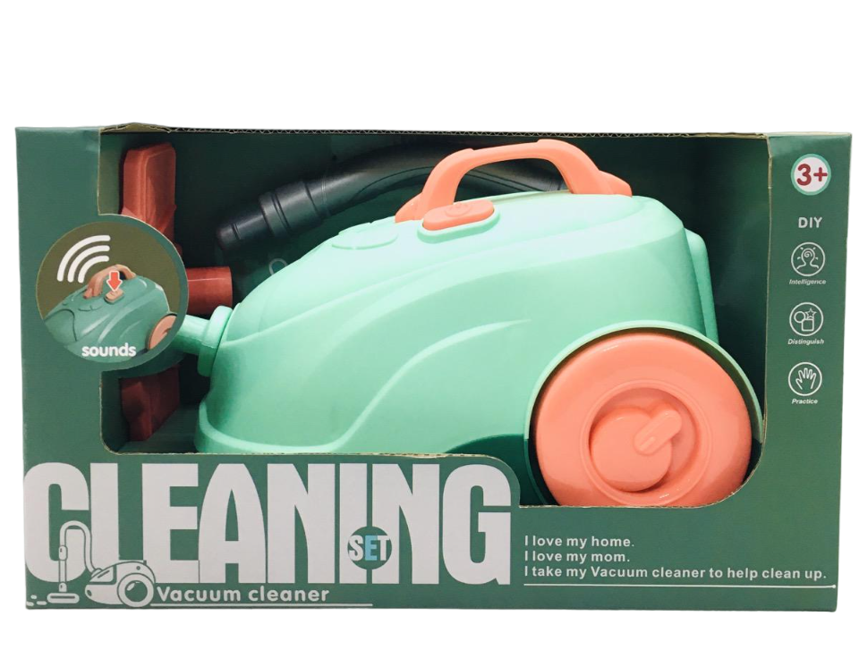 Пылесос детский Bambi на батарейках со звуком 24 см (XG2-29F)