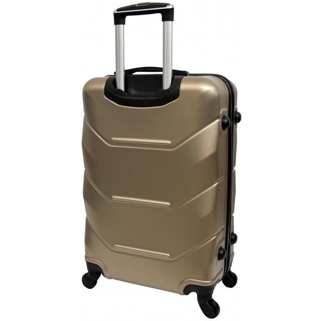 Комплект чемоданов пластиковых Bonro 2019 средний и большой 2 шт. Шампань (2670149111) - фото 4