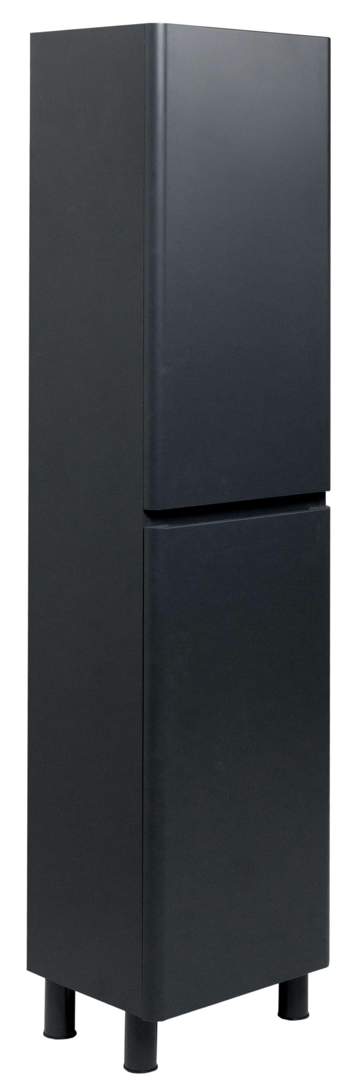 Пенал ЮВВІС VIVACE ППН у ванну кімнату підлоговий 40 см Антрацит матовий (UVV045)