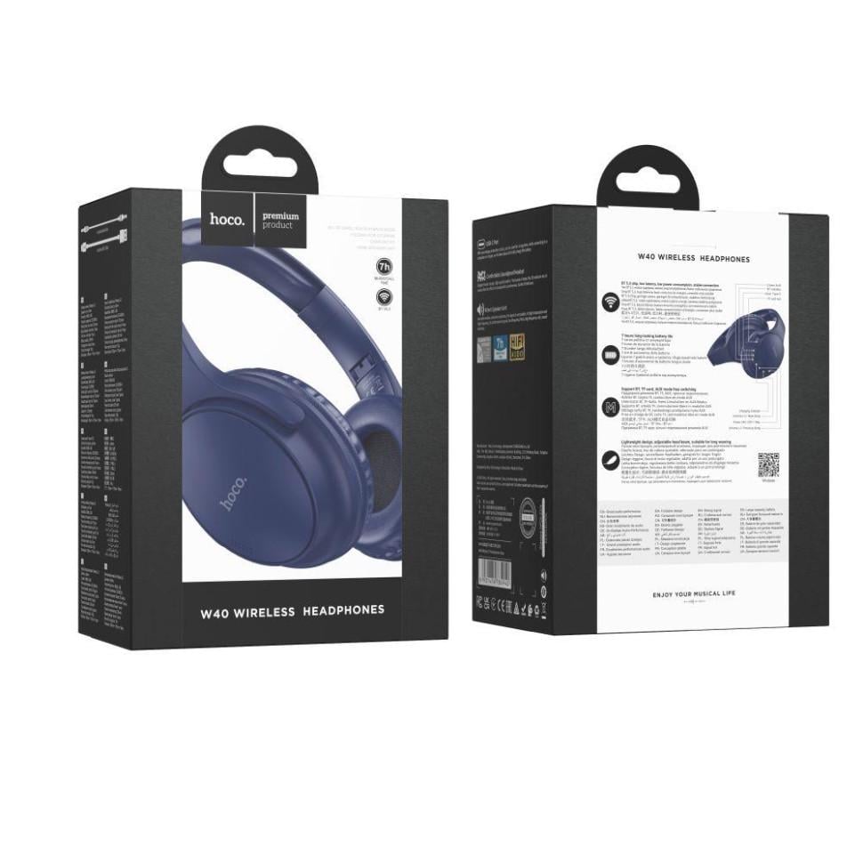 Наушники W40 Black (38234-01_343) - фото 3 Наушники W40 Black (38234-01_343) - фото 3