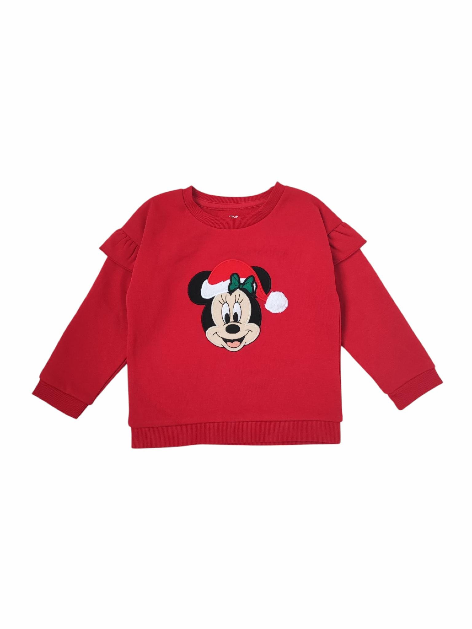 Світшот дитячий для дівчинки теплий новорічний PRIMARK 92 см Червоний (25101032)