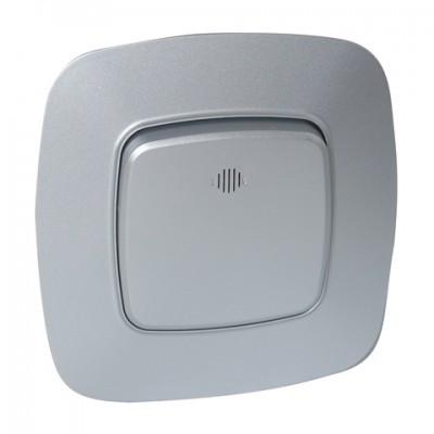 Выключатель ELA 1-клавишный с подсветкой Серебряный (112-007-0003-020) Выключатель ELA 1-клавишный с подсветкой Серебряный (112-007-0003-020)