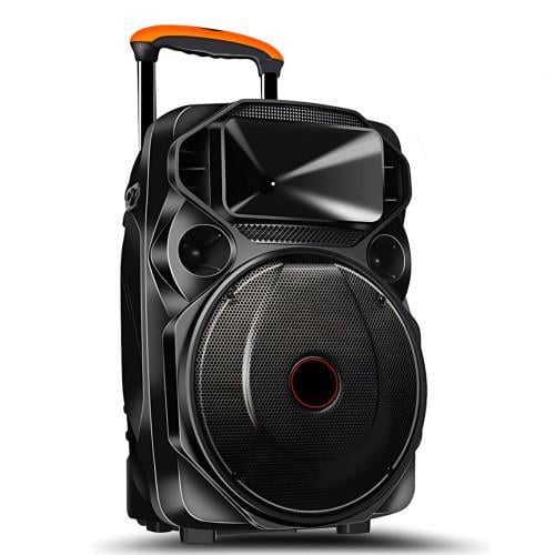 Портативная колонка Su-Kam SU 612 FM USB/SD с аккумулятором и 2 микрофонами 12+3" 200 Вт (10264)
