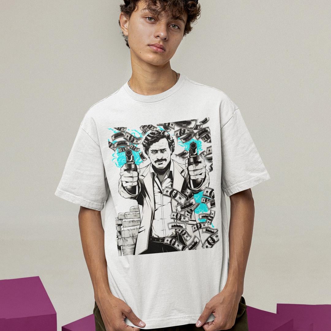 Футболка унисекс Narcos Pablo Escobar Straps XL Белый (0000009181)