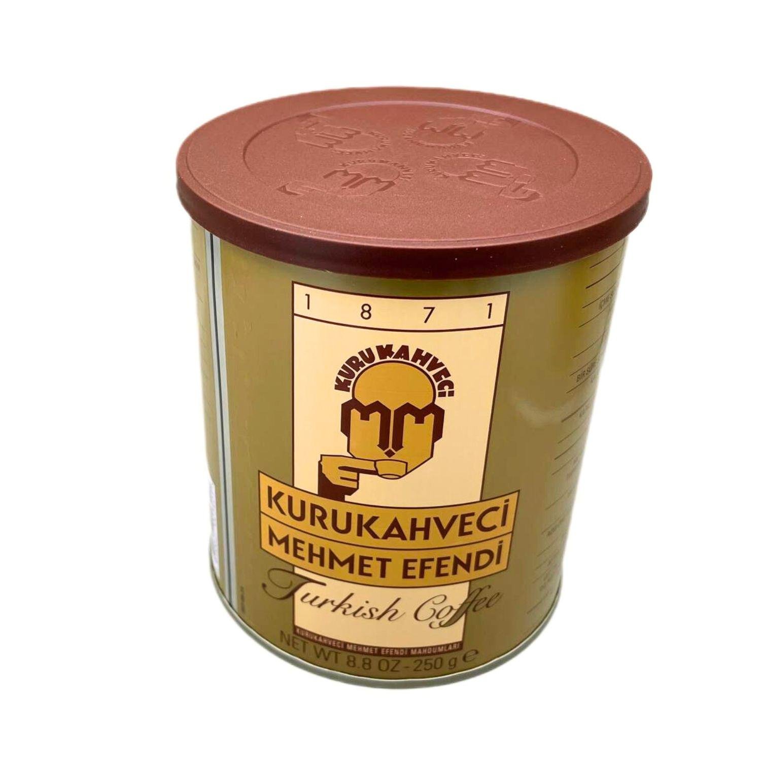 Кофе турецкий молотый арабика Kurukahveci Mehmet Efendi в герметичной упаковке 250 г (KME-250)