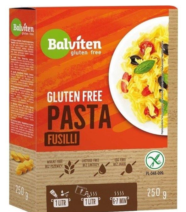 Макарони без глютену Balviten Fusilli Спіральки 250 г (5907653104589)