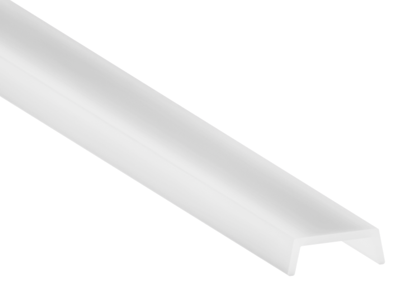 Профиль алюминиевый LEDUA АЛ-02-2 + рассеиватель для LED ленты накладной 2 м Белый (4288) - фото 3