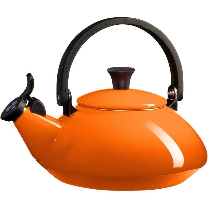 Чайник Le Creuset Zen 1,6 л эмалированный Оранжево-красный Чайник Le Creuset Zen 1,6 л эмалированный Оранжево-красный