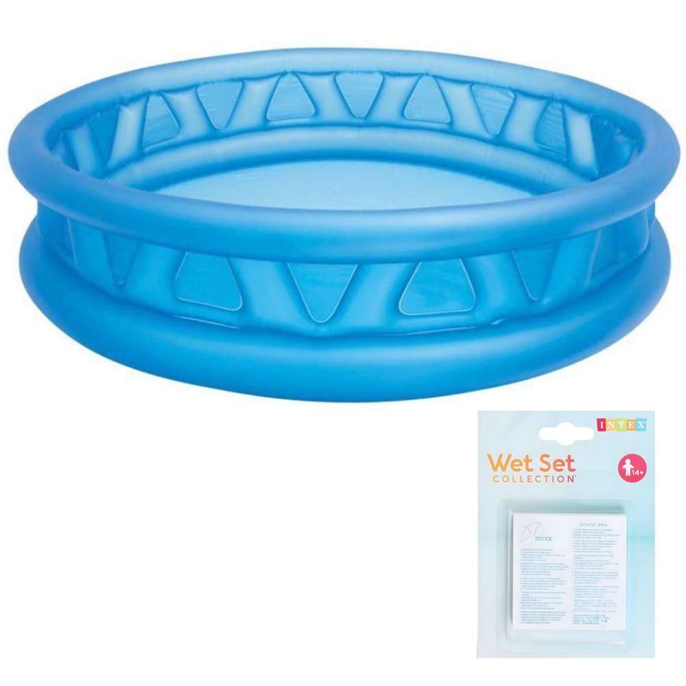 Бассейн надувной Intex 58431 Летучая тарелка 782 л с набором заплат 6 шт. 188х46 см (2522341083) Бассейн надувной Intex 58431 Летучая тарелка 782 л с набором заплат 6 шт. 188х46 см (2522341083)