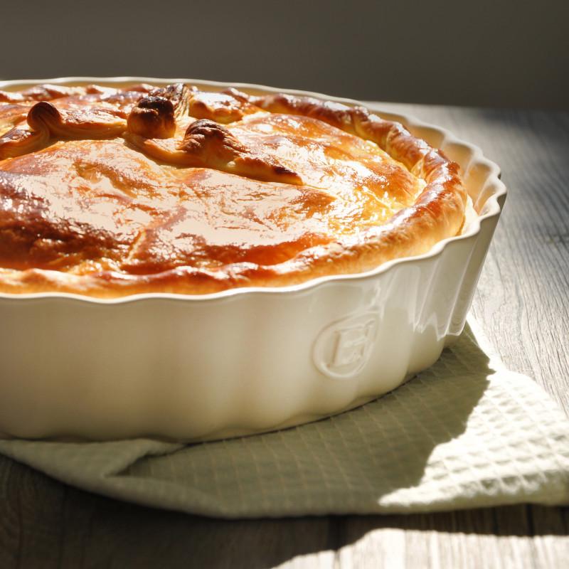 Форма для запекания керамическая Emile Henry Ovenware 24,5 см Бежевый (026024) - фото 4