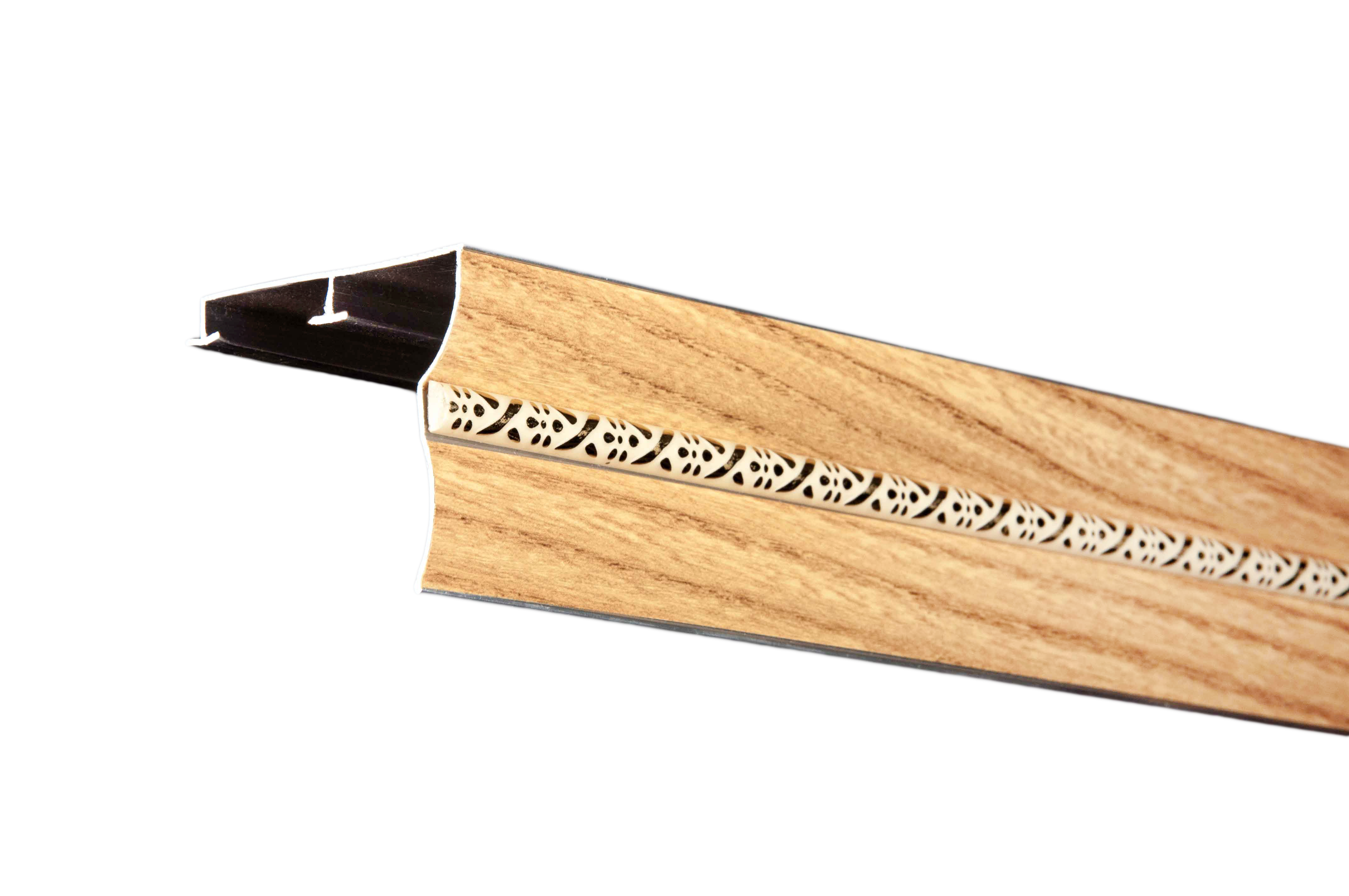 Карниз на стену EURO CONCEPT БР-02/1 двухрядный 1,75 м Дуб ясный