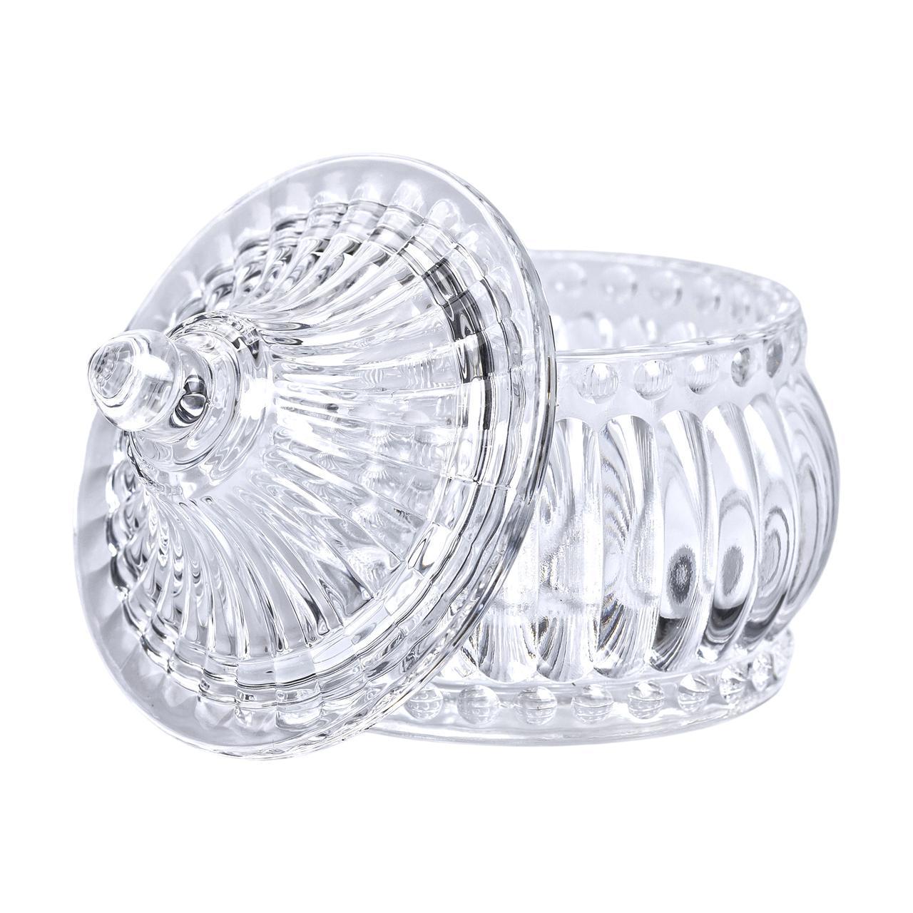 Конфетница стеклянная c крышкой в восточном стиле HP-YH-2 Ø 8 см (A-033605) - фото 4 Конфетница стеклянная c крышкой в восточном стиле HP-YH-2 Ø 8 см (A-033605) - фото 4