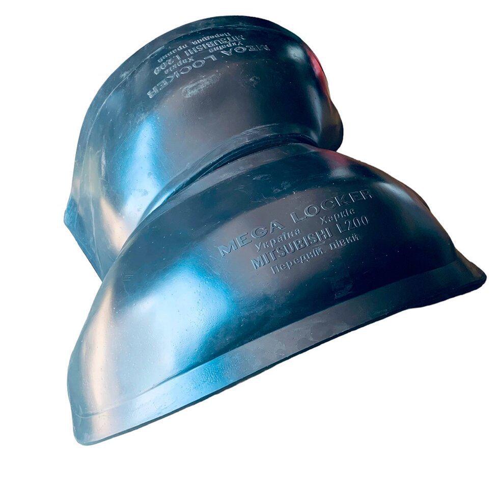 Підкрилки передні MEGA LOCKER на Mitsubishi L200 IV 06-15 2 шт. (MLMiL200P)
