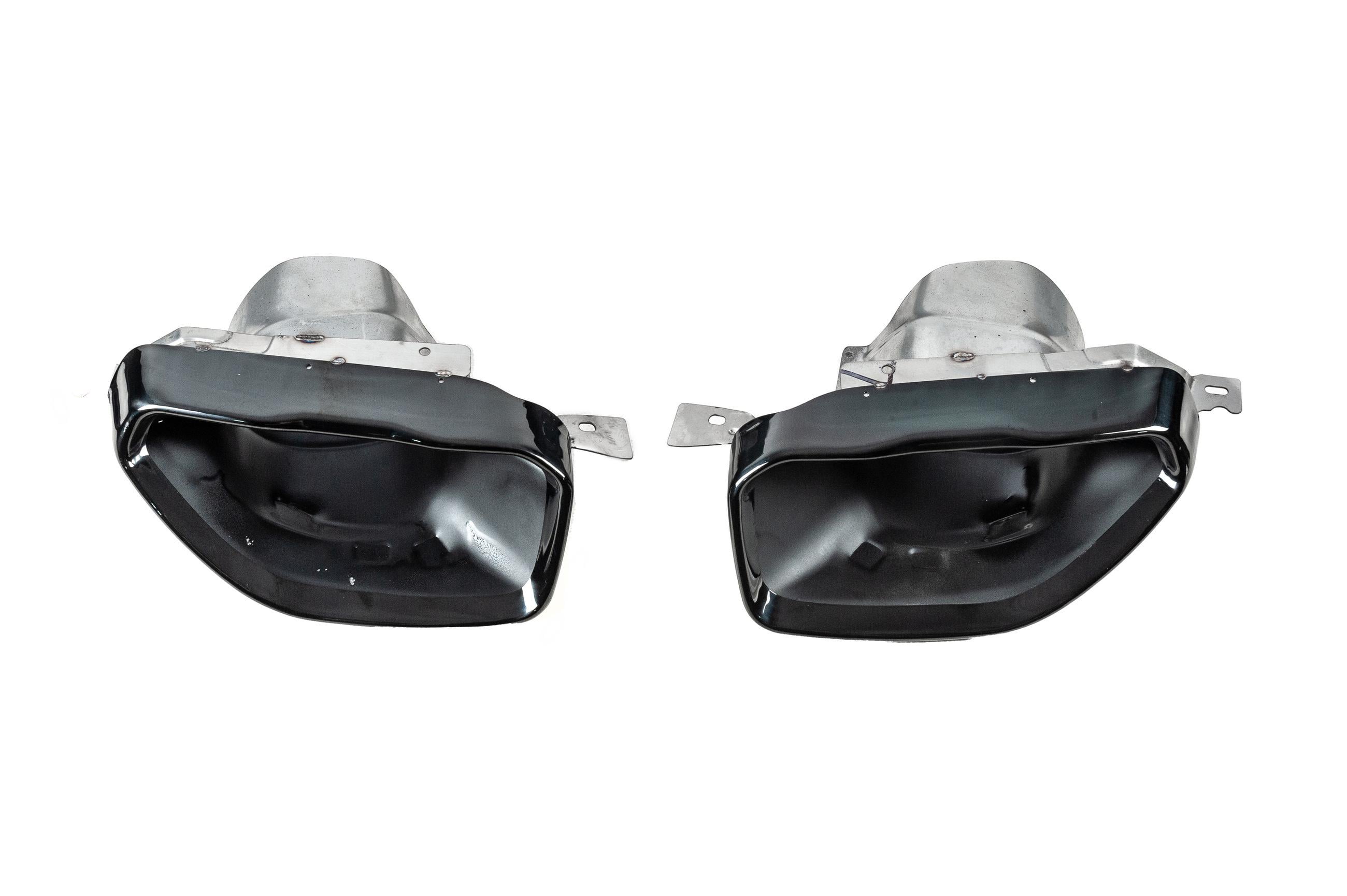 Насадки на глушители M-Performance GBT для BMW 4 серия G22/23/26 2020- гг. нержавеющая сталь Черный (189336)