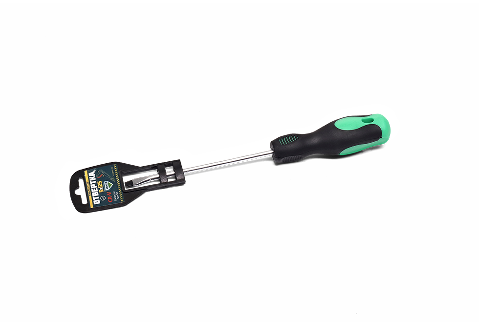 Отвертка шлицевая Armer 5х125 мм с магнитным наконечником CR-V (ARM-SL5-5125)