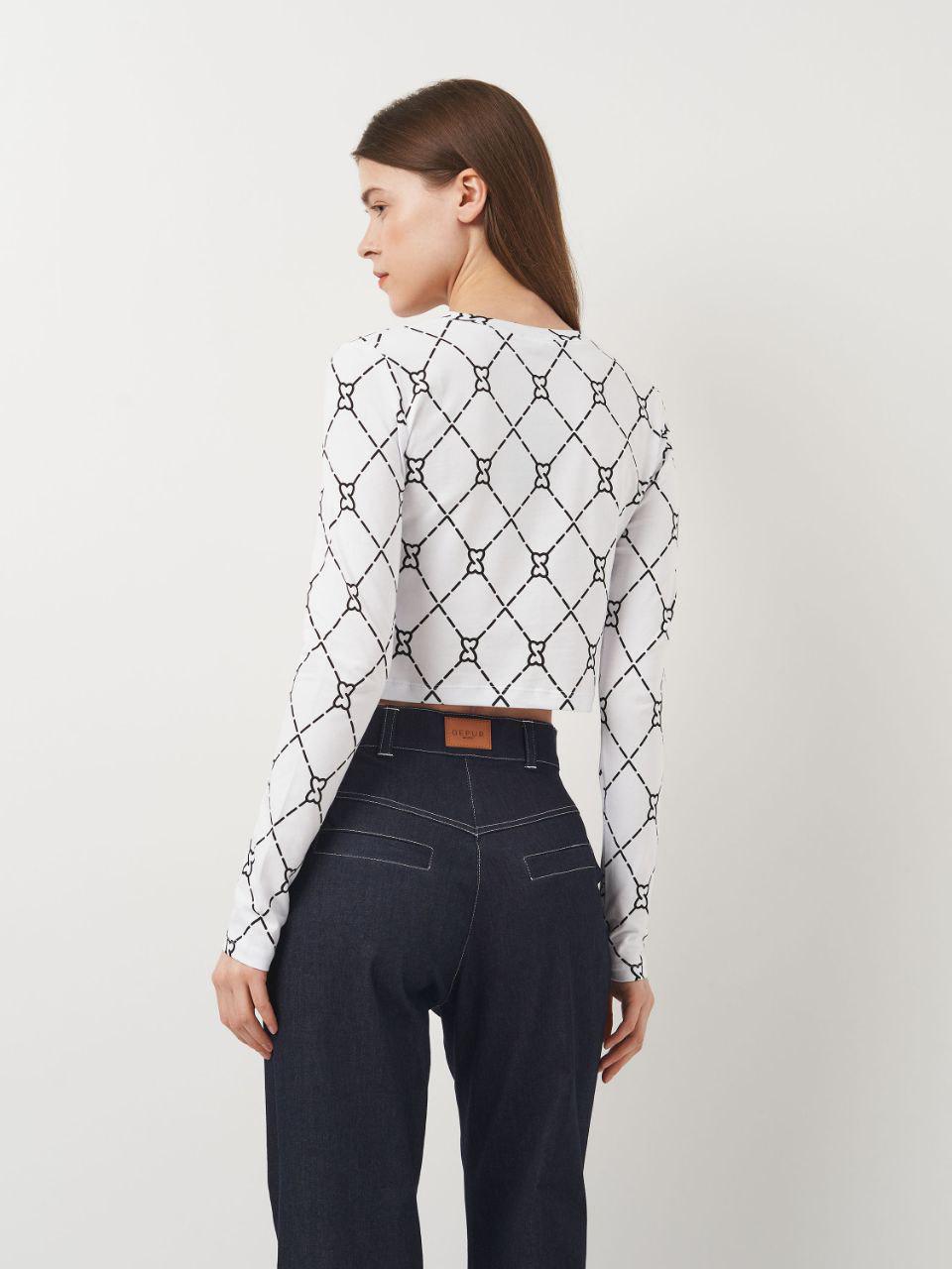 Футболка Forstime 795x01 довгий рукав жіноча M/L Білий (191972) - фото 2 Футболка Forstime 795x01 довгий рукав жіноча M/L Білий (191972) - фото 2