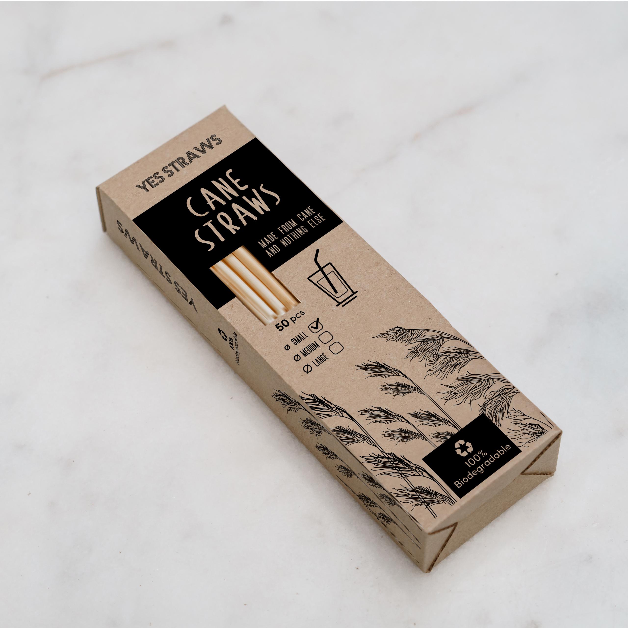 Трубочка из камыша Yes Straws Классическая 50 шт. - фото 3