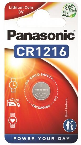 Батарейка литиевая Panasonic CR1216 25 mAh 3V 1 шт. (CR-1216EL/1B)