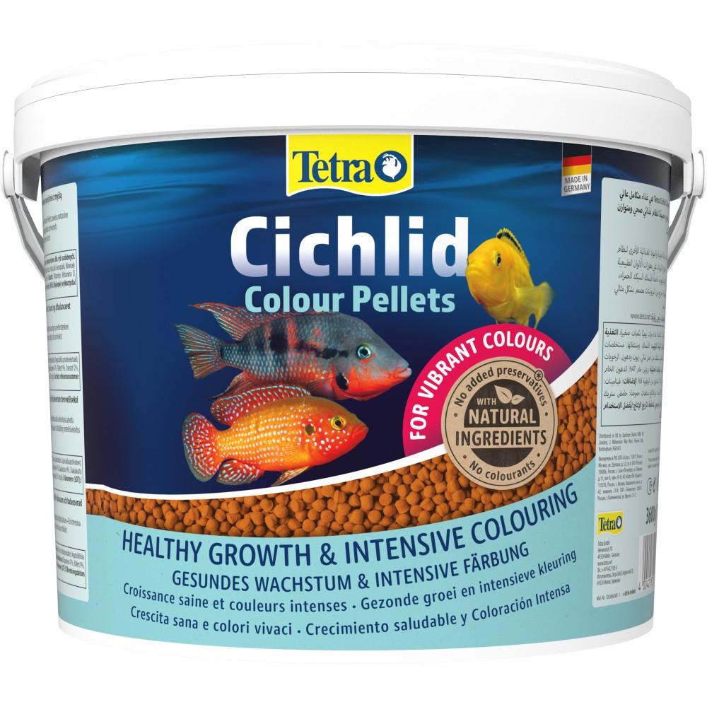 Корм Tetra Cichlid Colour для всех цихлид для яркости окраски гранулы 10 л/3,6 кг (201392)
