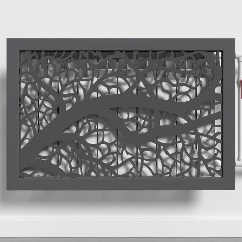 Решетка-экран на батарею SMARTWOOD 1200 мм Графит (R21064106) Решетка-экран на батарею SMARTWOOD 1200 мм Графит (R21064106)