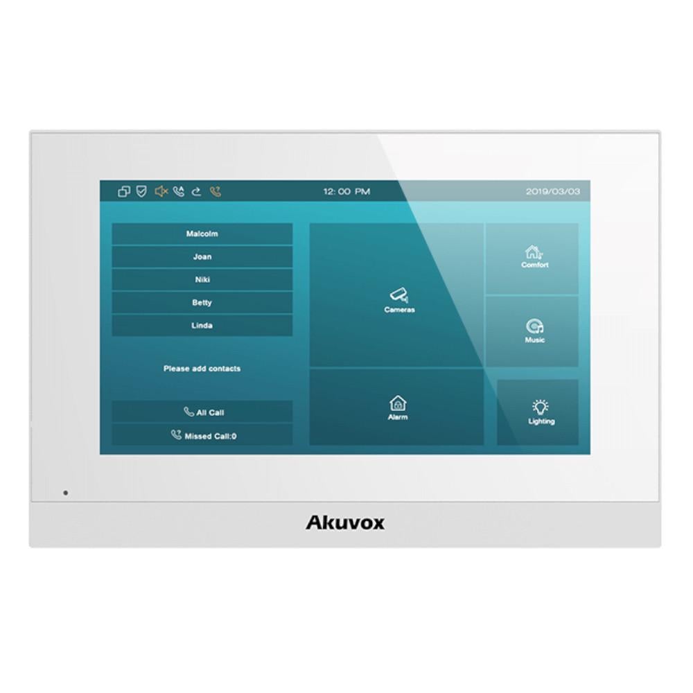 Відеодомофон IP Akuvox C313W з WF White - фото 1