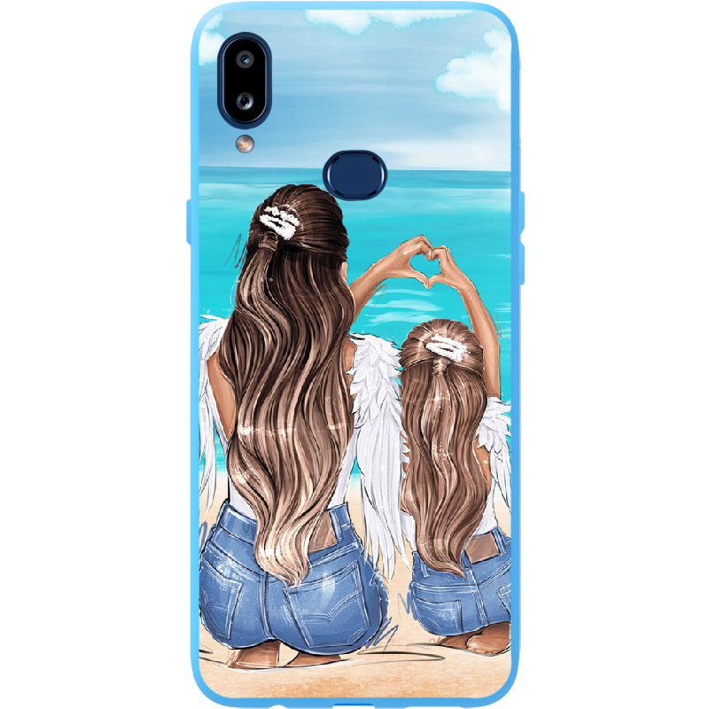 Чехол Boxface Samsung A107 Galaxy A10s Family Vacation Голубой силикон (37944-up2380-41588)