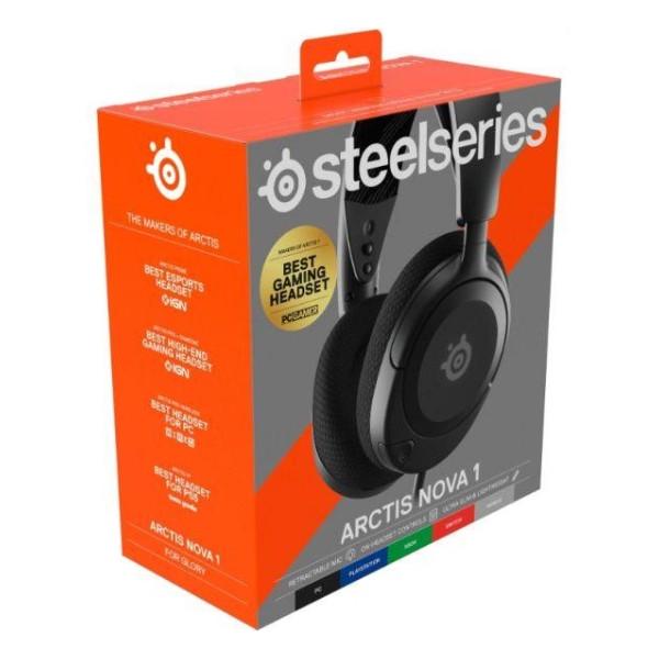 Навушники ігрові SteelSeries Arctis Nova 1X з проводом 1,2 м Black (61616) - фото 5