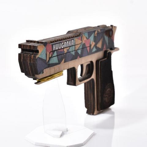 Конструктор-пазл резинкостріл дерев'яний Daisy Puzzle