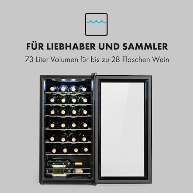 Винный холодильник KLARSTEIN Shiraz 28 Uno (10035029) - фото 3 Винный холодильник KLARSTEIN Shiraz 28 Uno (10035029) - фото 3