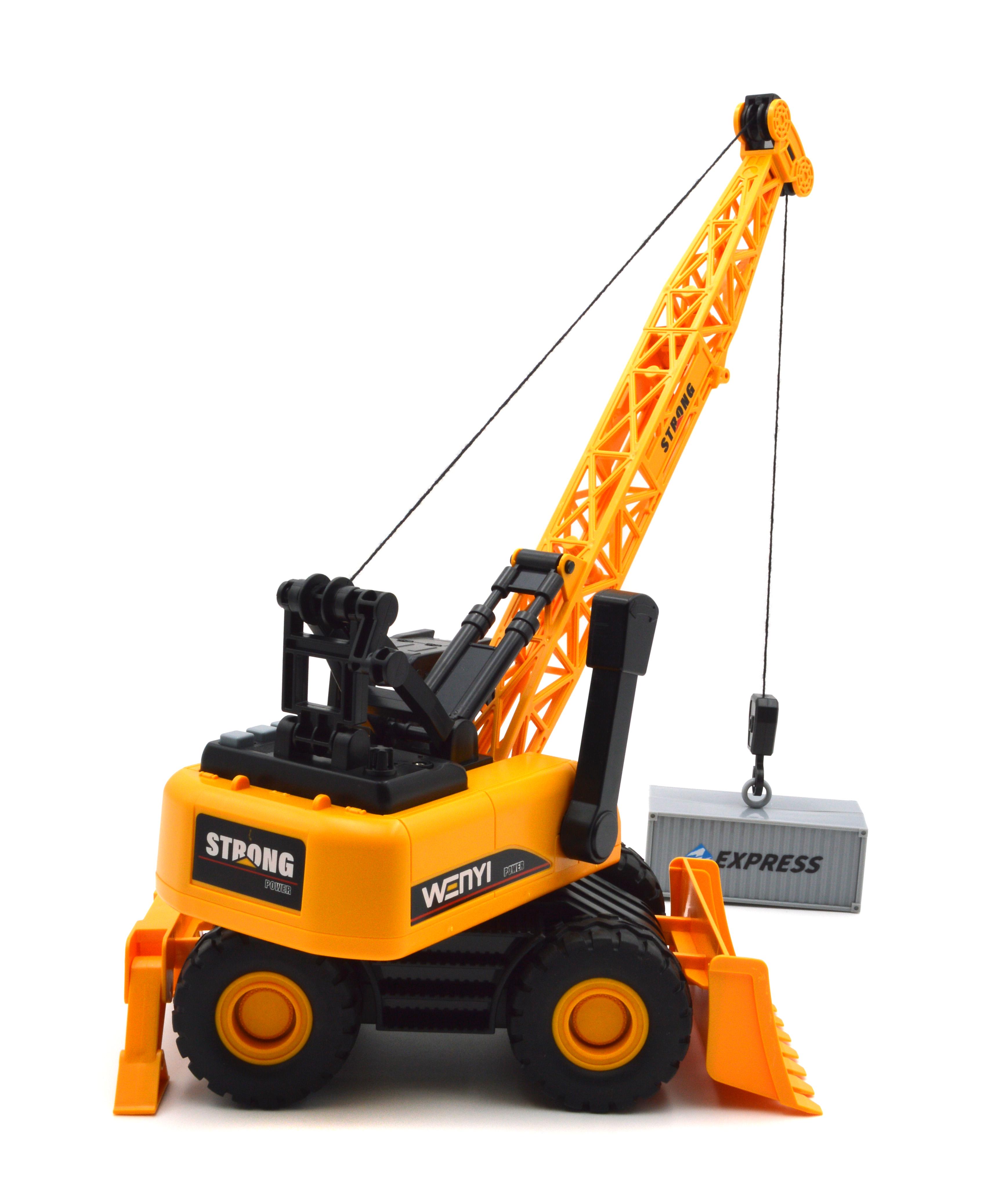 Підйомний кран WY1140A колісний/інерція/звук/світло (30358024) - фото 4 Підйомний кран WY1140A колісний/інерція/звук/світло (30358024) - фото 4