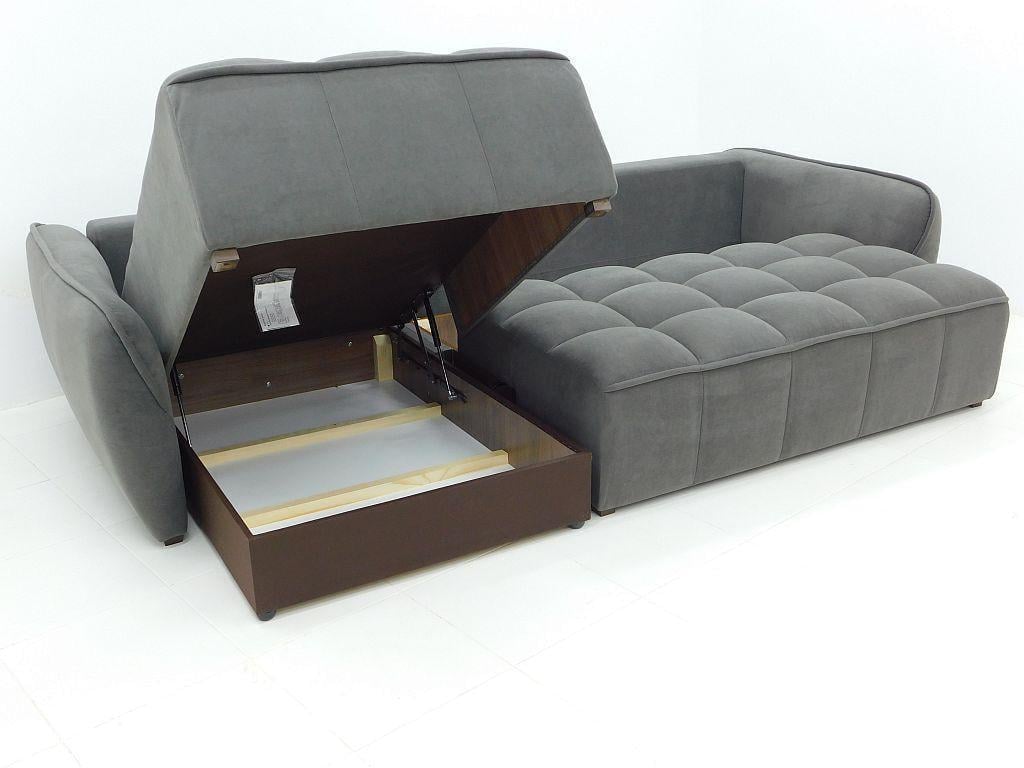 Диван розкладний у вітальню/спальню кутовий Вуді Конті з короткою боковиною дерево/ламінована ДСП/тканина Сірий - фото 5 Диван розкладний у вітальню/спальню кутовий Вуді Конті з короткою боковиною дерево/ламінована ДСП/тканина Сірий - фото 5
