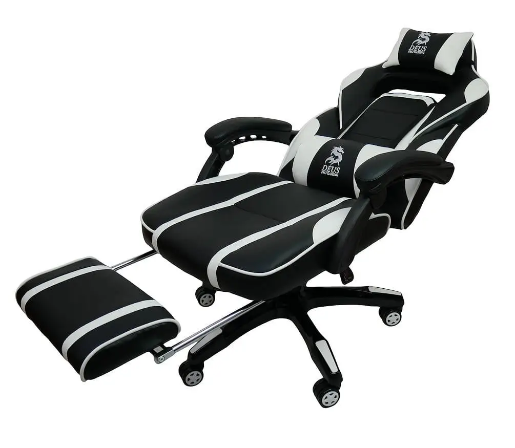 Крісло ігрове Deus Large Чорний/Білий (907) - фото 7 Крісло ігрове Deus Large Чорний/Білий (907) - фото 7