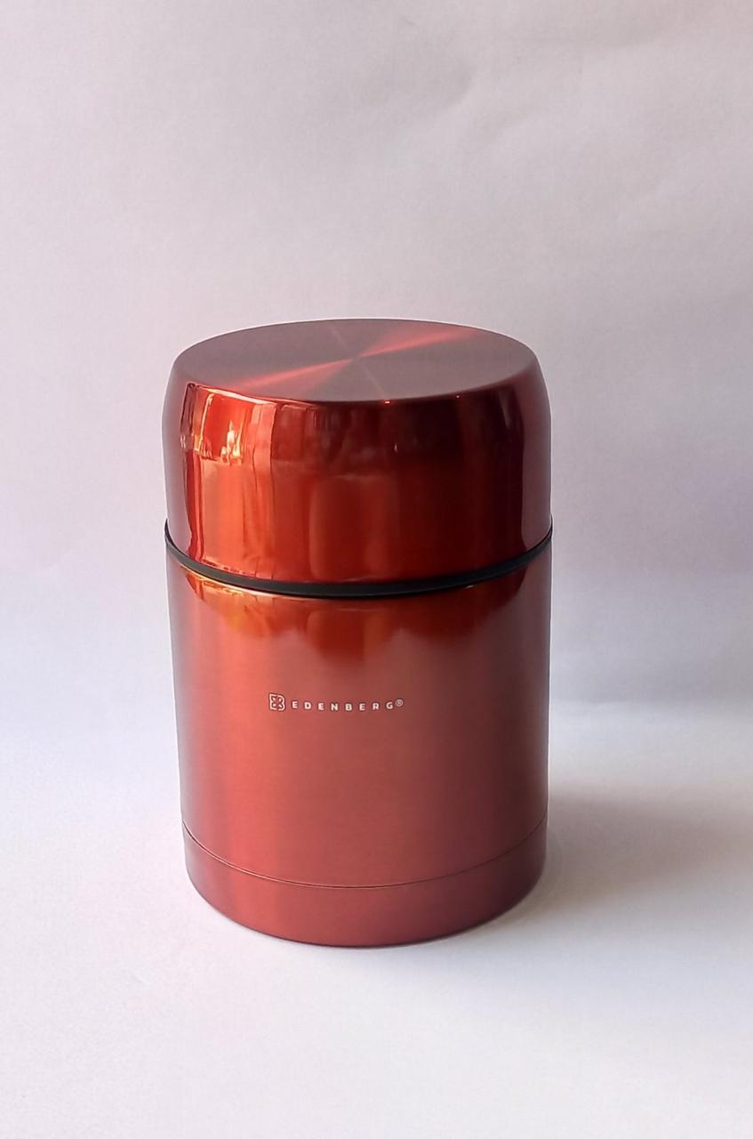 Термос пищевой Edenberg 0,8л Красный (EB-3509R) - фото 3 Термос пищевой Edenberg 0,8л Красный (EB-3509R) - фото 3