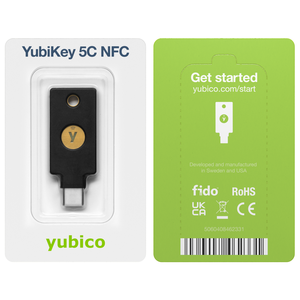 Аппаратный ключ Yubico Yubikey 5C NFC USB Type-C (683070) - фото 8