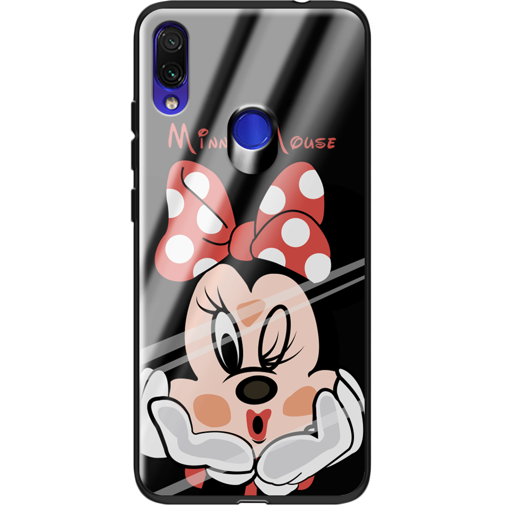 Чехол Boxface Xiaomi Redmi Note 7 Lady M Черный силикон со стеклом (36202-cc59-37748)