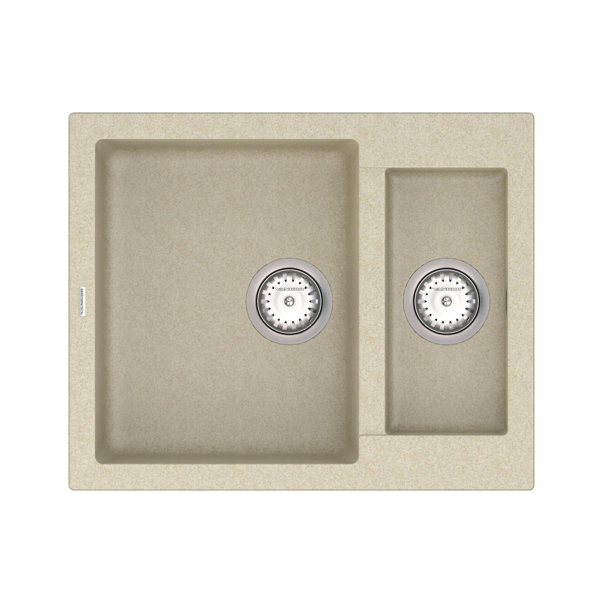 Мойка для кухни Vankor Orman OMP 03.61 + сифон Vankor Beige (74871)