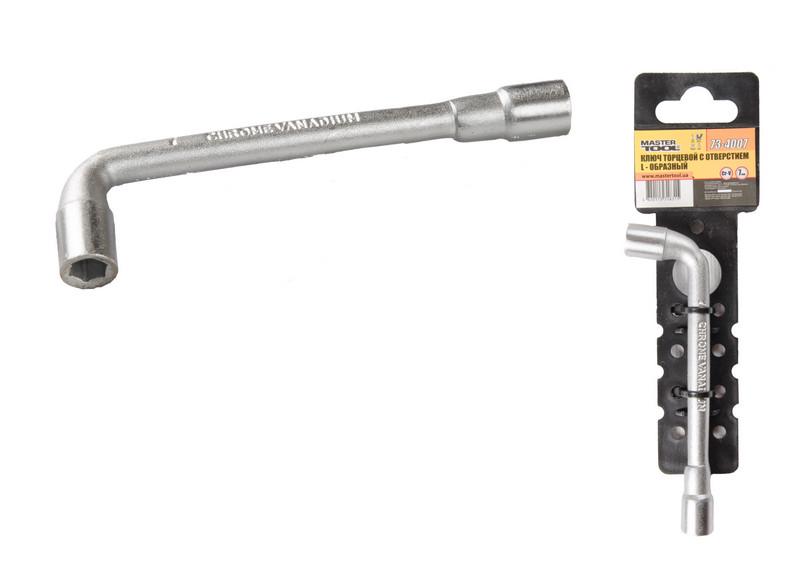Ключ торцевой с отверстием L-образный MasterTool 7 мм (CRV 73-4007)