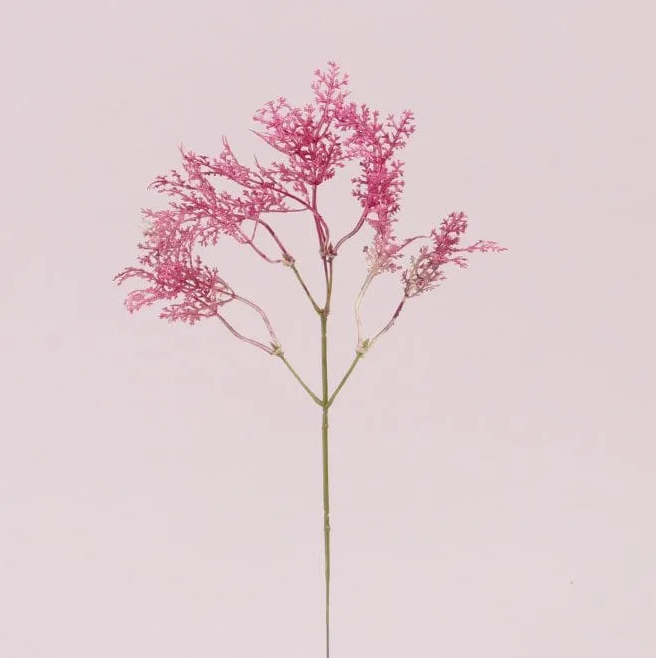 Веточка декоративная Flora с розовым цветом 12 шт. (73011)