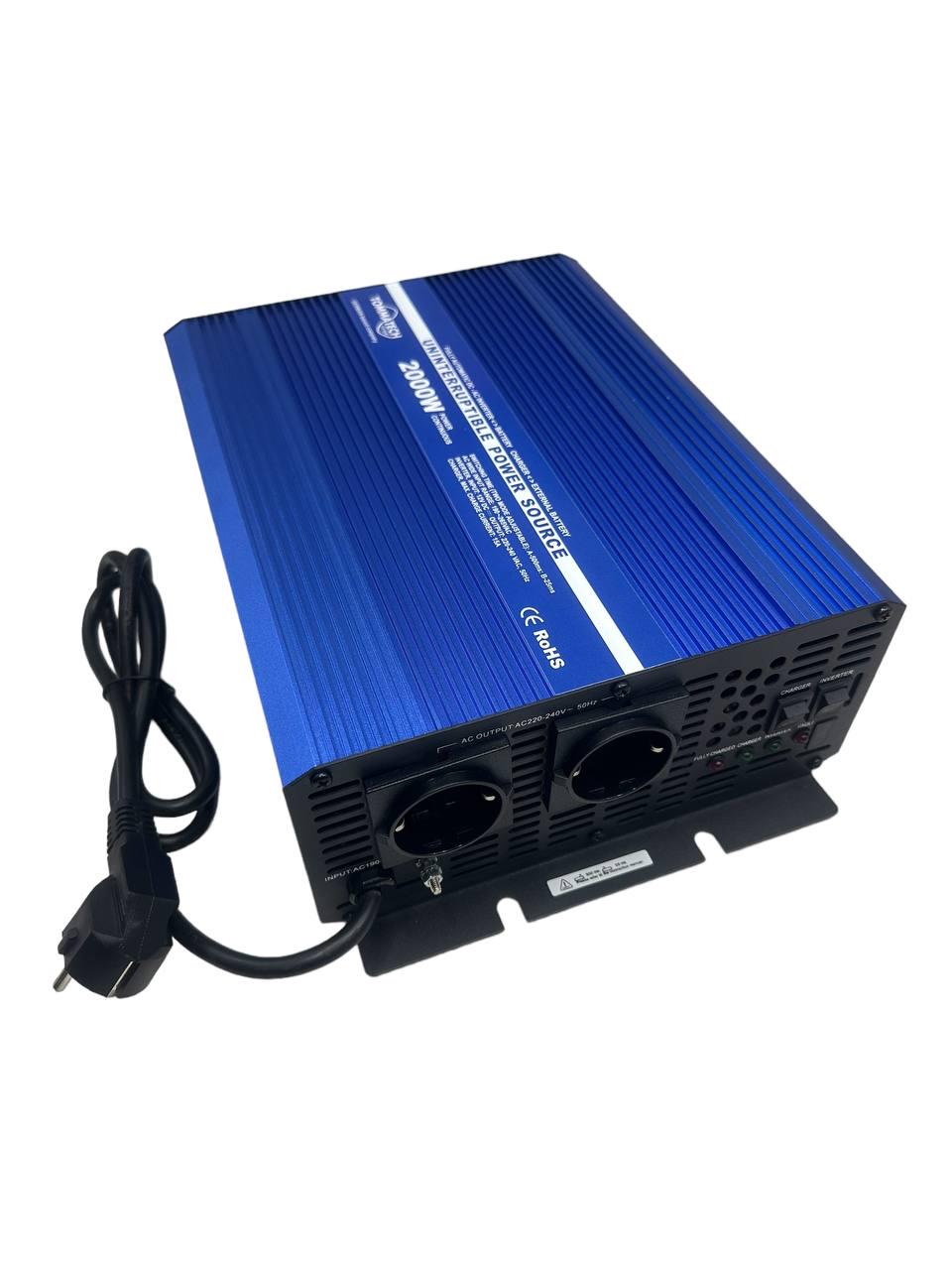 Перетворювач напруги універсальний TommaTech UPS 2000 Вт чиста синусоїда (347459570) - фото 8 Перетворювач напруги універсальний TommaTech UPS 2000 Вт чиста синусоїда (347459570) - фото 8